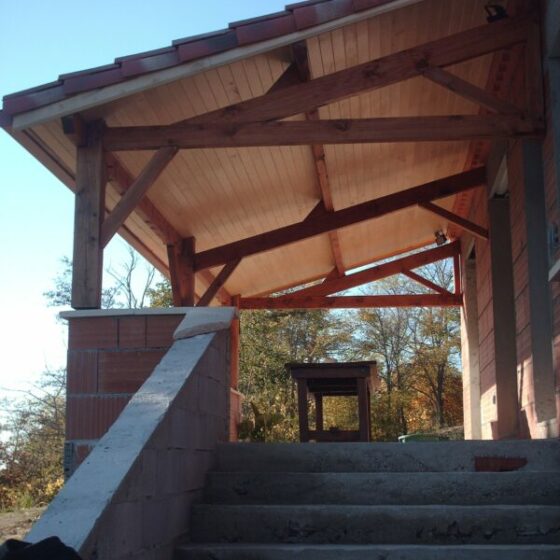 Avant Toit Douglas – Lambris Peuplier