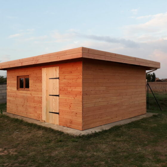 Bardage en Douglas, porte en Pin du Nord Rouge