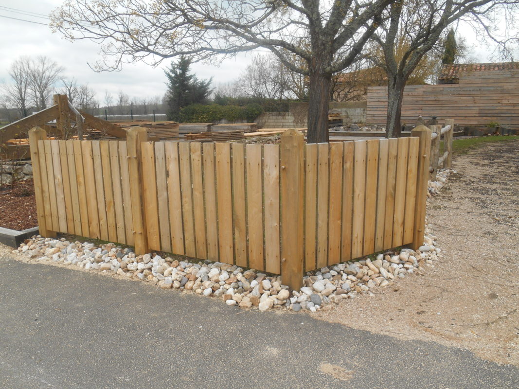 Clôture bois