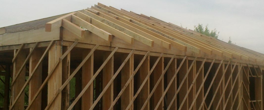 Ossature bois, chevrons en Douglas