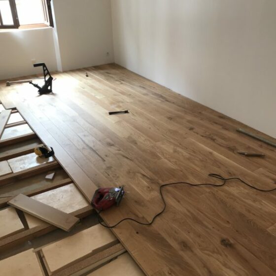 Parquet Chêne à clouer choix Campagne fini vernis