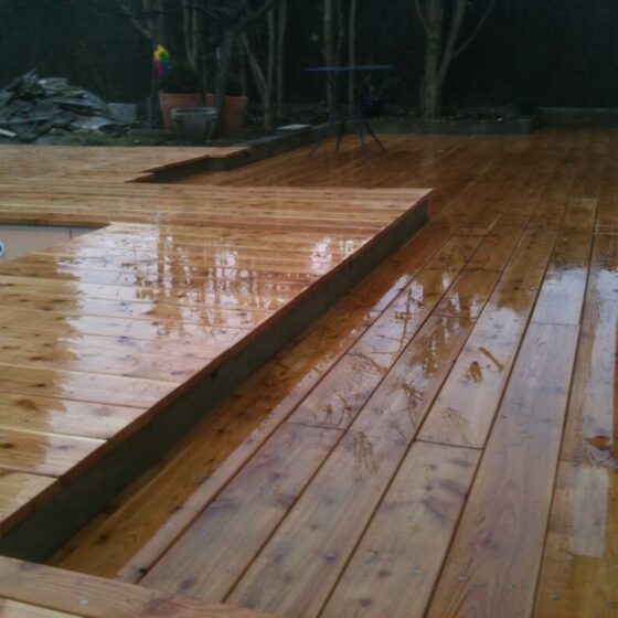 Terrasse rainuré Mélèze